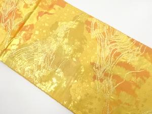 霞模様織出し袋帯